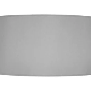 Abajur TOSEL VERA 60 CL cordão de algodão cilindro preto D60 x H23 cm para Leitura Noturna
