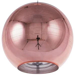 Candeeiro de teto rosa dourado abajur de vidro ASARO com Sensor de Movimento