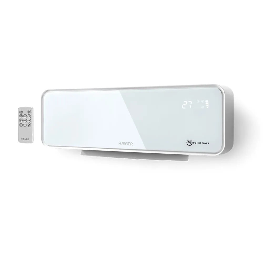 Lustre de Cristal Premium Aquecedor de Parede Haeger Ishine | 2000W, Cerâmico, Controlo Remoto
