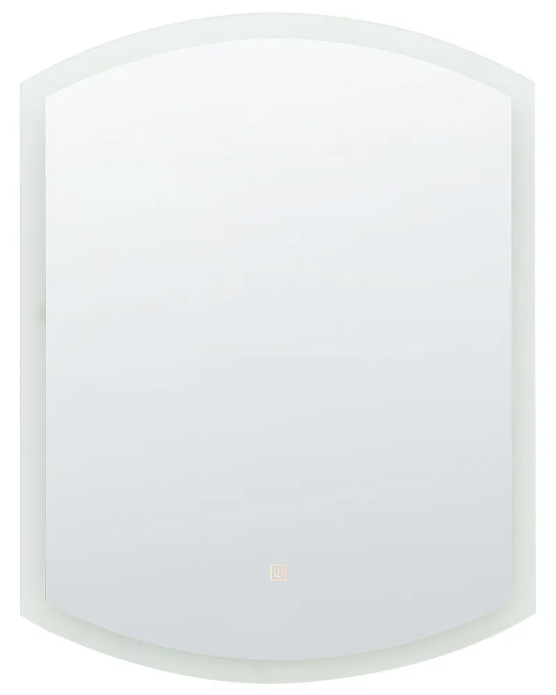 Oval LED Wall Mirror ø 78 cm Prata BEZIERS