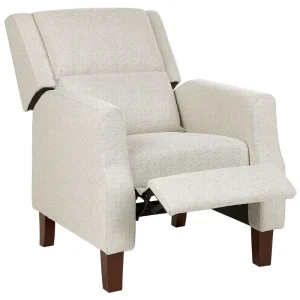 Profissional IP44 Recliner Chair EGERSUND Fabric Light Bege claro