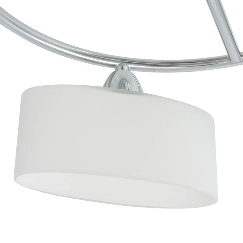 Retrô Industrial Candeeiro teto abajures de vidro elipsoides 5 lâmpadas E14 200W