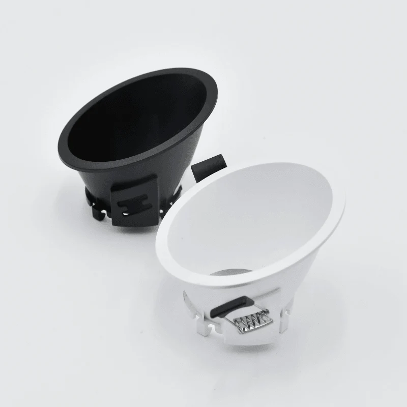 Aro Oval downlight p/ Lâmpadas GU10 c/ Inclinação em PVC