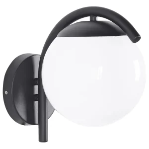 Candeeiro de parede preto 26 cm KULSI