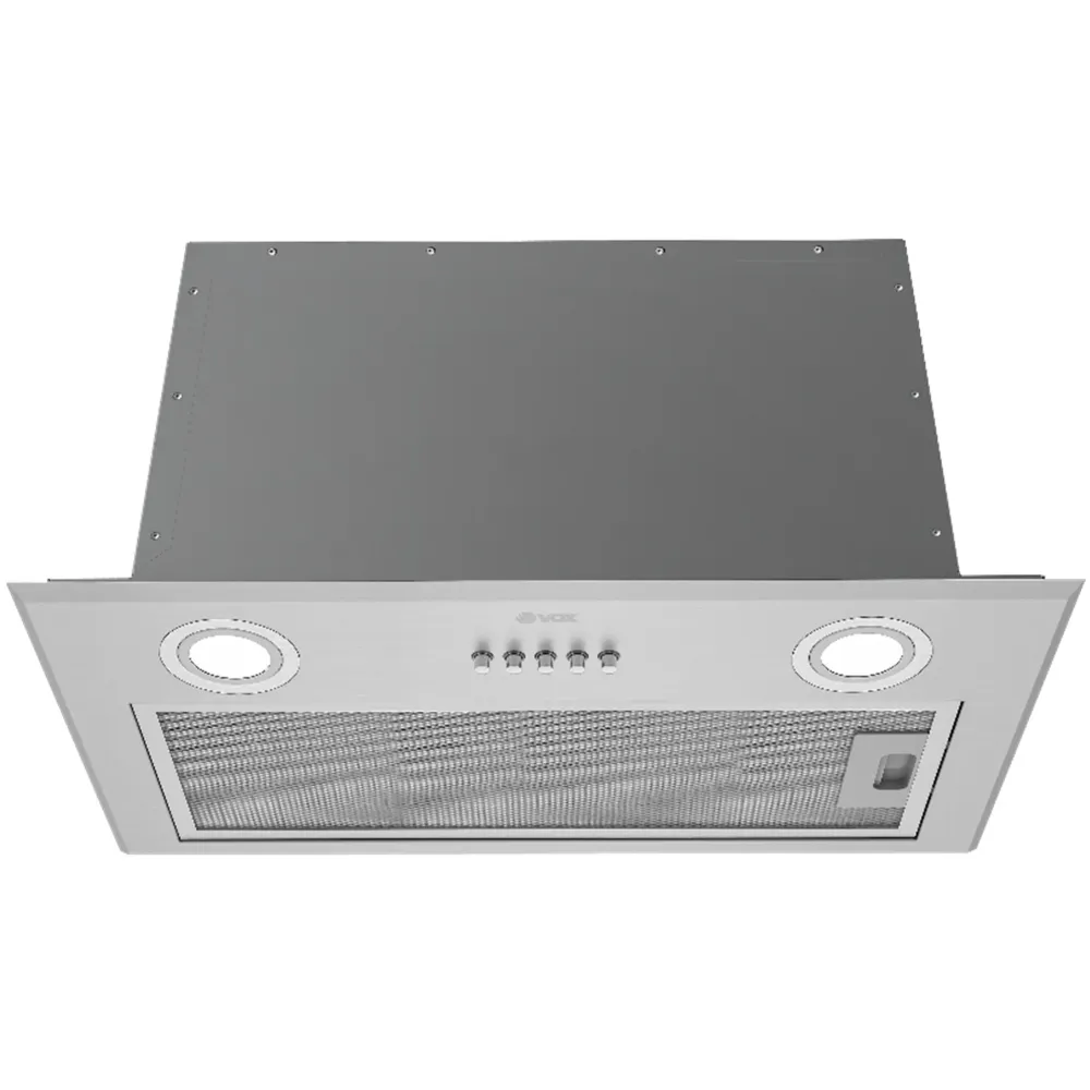 Exaustor Vox BTN5T01IX | 443 m³/h, 3 velocidades, Inox