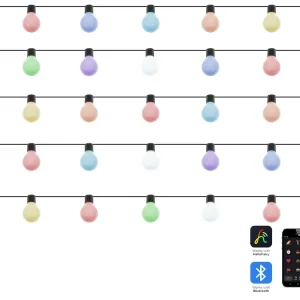 Outdoor String Multicolour Conectado LED Lights App 25 Bulbs ISORTOQ