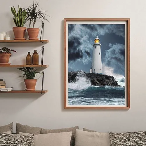 Puzzle High Quality Collection: Lightouse Storm - 1000 Peças - Clementoni