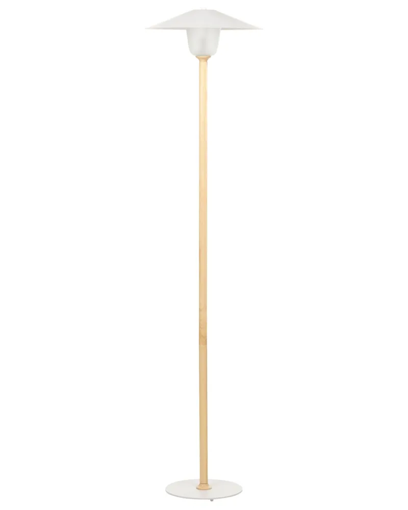Wooden Floor Lamp White MOPPY