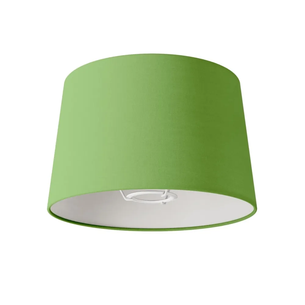 Abajur Athena com casquilho E27 para candeeiro de mesa ou de pé - Fabricado em Itália - Cinette Verde Pistácio