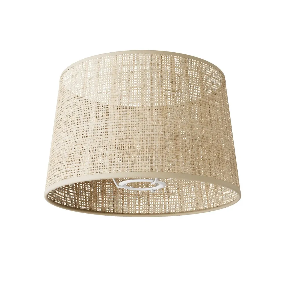 Abajur Athena com casquilho E27 para candeeiro de mesa ou de pé - Fabricado em Itália - Raphia