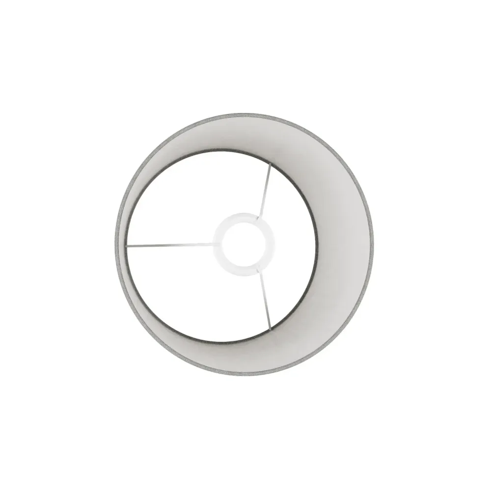 Abajur Athena com encaixe E27 para candeeiro de mesa ou de pé - Made Italy - Camelot Cinzento