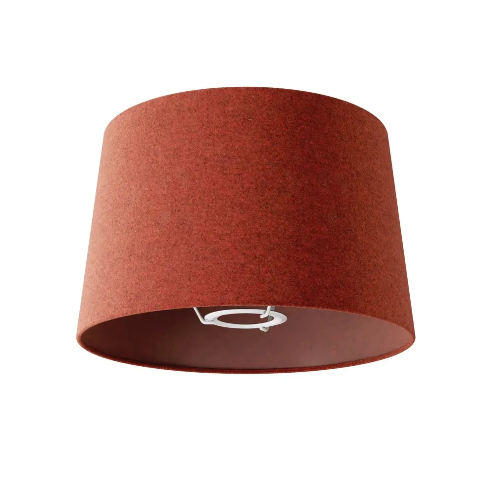 Abajur Athena com encaixe E27 para candeeiro de mesa - Made Italy - Lã lagosta