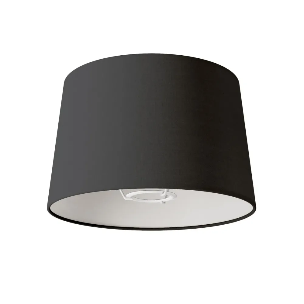 Abajur Athena com suporte E27 para candeeiro de mesa ou de pé - Fabricado em Itália - Teletta Antracite