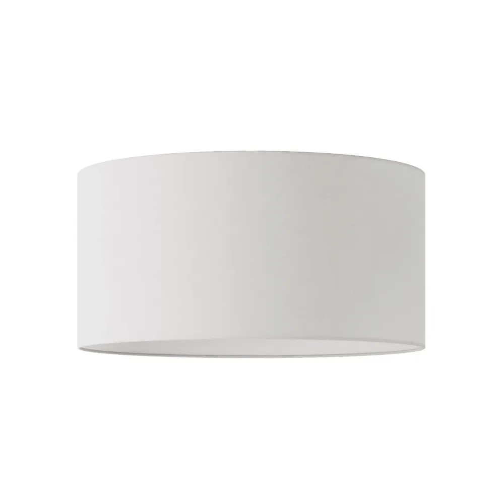Abajur Cilindro XL em tecido com casquilho E27 - Made Italy - Linho Cru