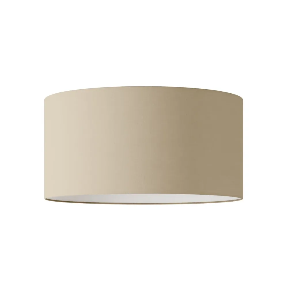 Abajur Cilindro XL em tecido com casquilho E27 - Made Italy - Arenal Taupe