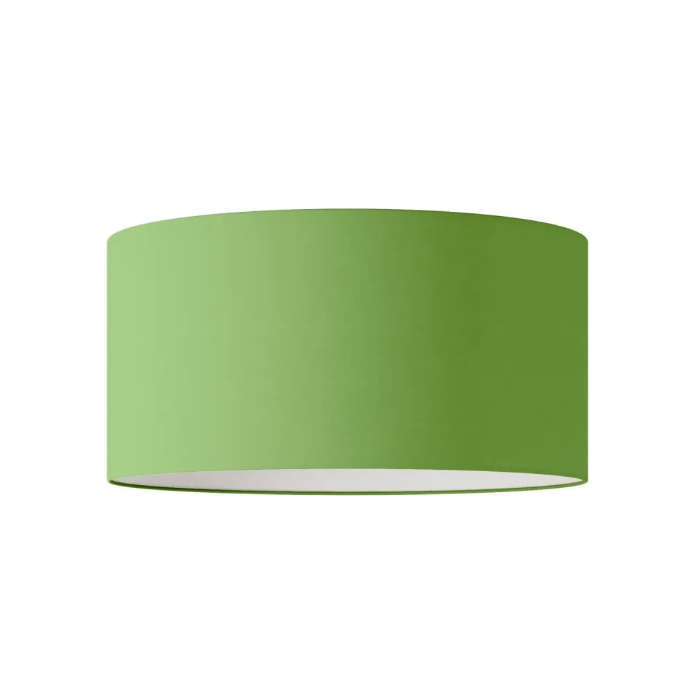 Abajur Cilindro XL em tecido com casquilho E27 - Made Italy - Cinette Verde Pistácio