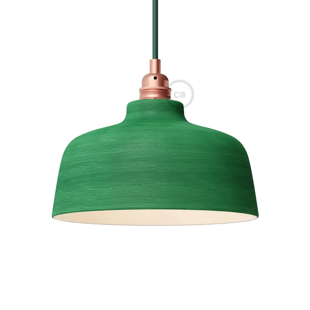 Abajur Coppa em cerâmica, coleção Materia - Made Italy - Evergreen riscado