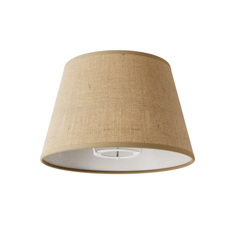 Abajur Impero com base E27 para candeeiro de mesa ou aplique - Fabricado em Itália - Juta natural