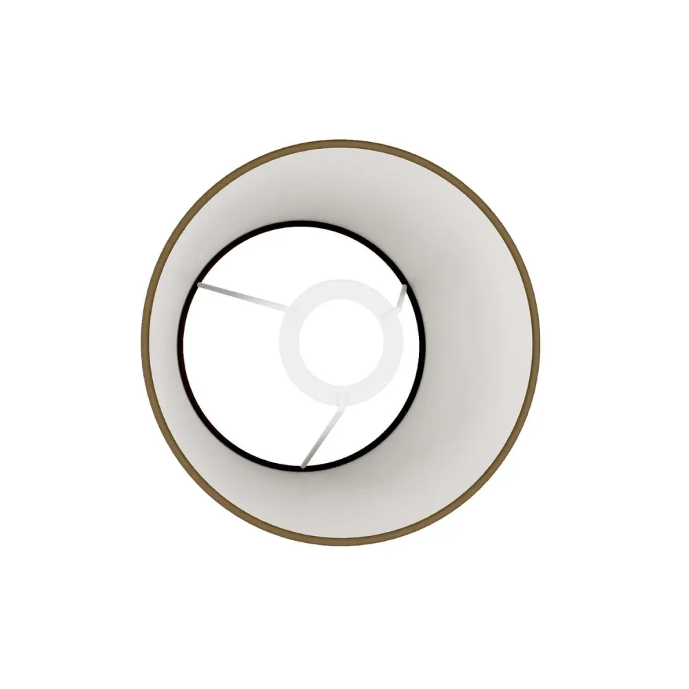 Abajur Impero com base E27 para candeeiro de mesa ou aplique - Fabricado em Itália - Juta natural