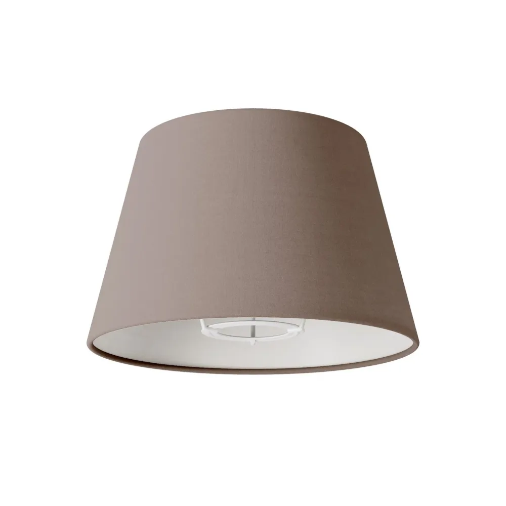 Abajur Impero S com casquilho E27 para candeeiro de mesa ou aplique - Made Italy - Arenal Cinza