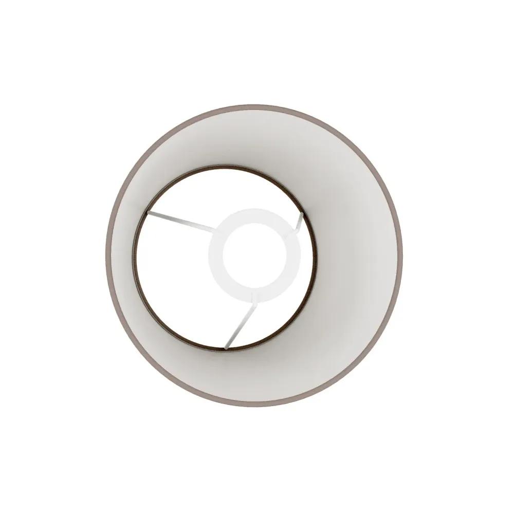 Abajur Impero S com casquilho E27 para candeeiro de mesa ou aplique - Made Italy - Arenal Cinza