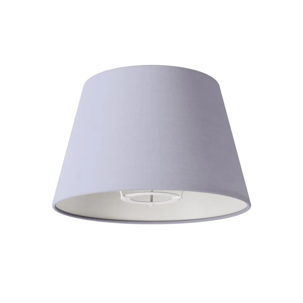 Abajur Impero S com casquilho E27 para candeeiro de mesa ou aplique - Fabricado em Itália - Tecido Lilás