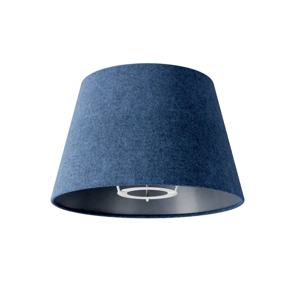 Abajur Impero S com casquilho E27 para candeeiro de mesa ou aplique - Made Italy - Lã Azul