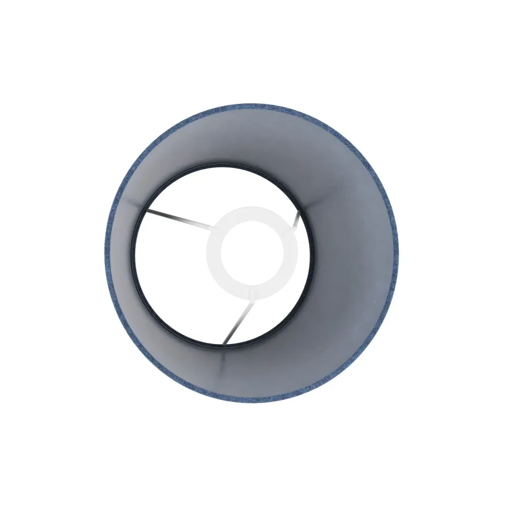 Abajur Impero S com casquilho E27 para candeeiro de mesa ou aplique - Made Italy - Lã Azul