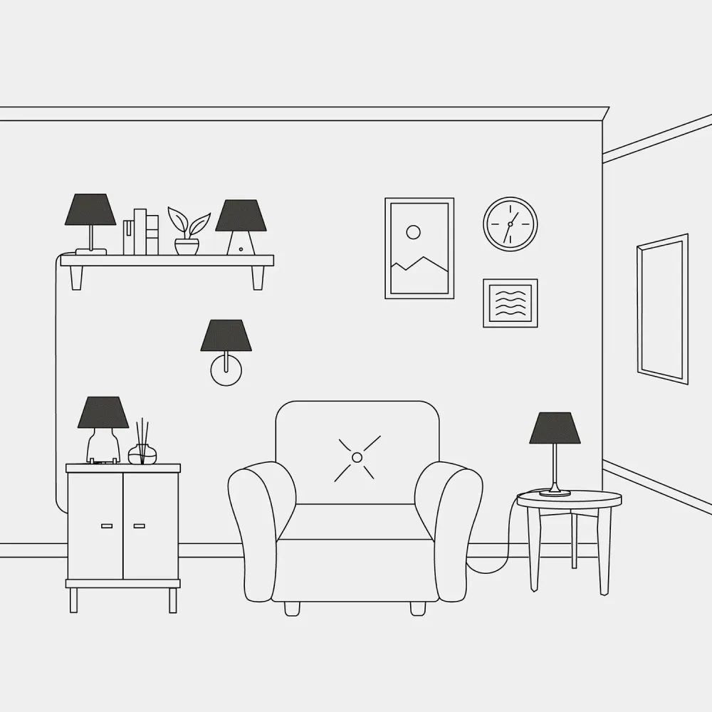 Abajur Impero S com casquilho E27 para candeeiro de mesa ou aplique - Fabricado em Itália - Lã Cinzento Escuro