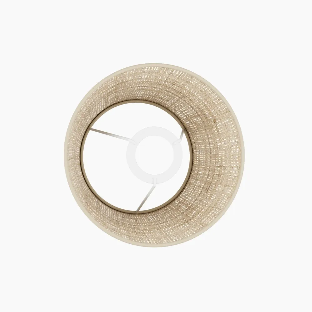 Abajur Impero S com encaixe E27 para candeeiro de mesa ou aplique - Fabricado em Itália - Raphia