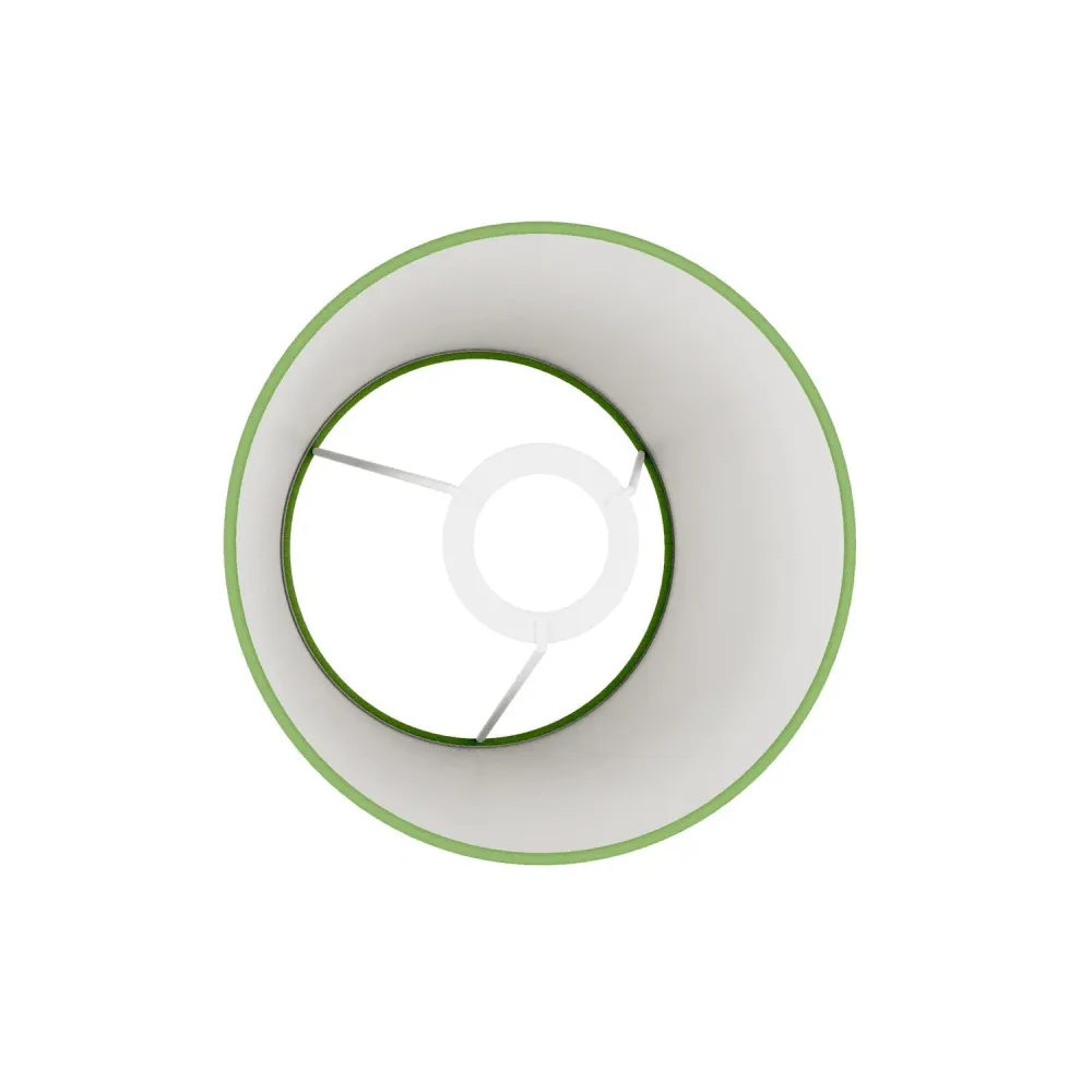 Abajur Impero S com encaixe E27 para candeeiro de mesa ou aplique - Made Italy - Cinette Verde Pistácio
