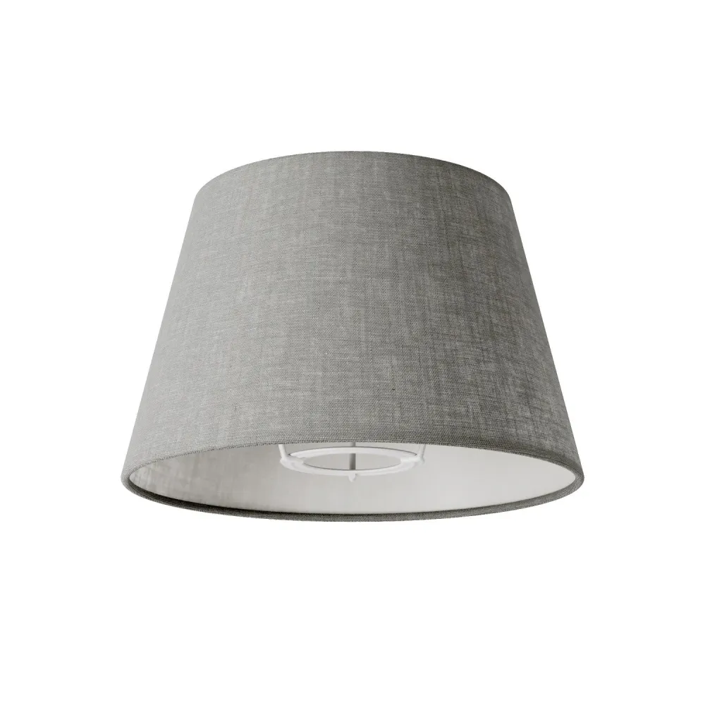 Abajur Impero S com encaixe E27 para candeeiro de mesa ou aplique - Fabricado em Itália - Camelot Cinzento