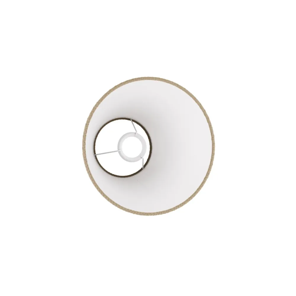 Abajur Impero de exterior em PVC Bernice taupe com casquilho E27 - Fabricado em Itália