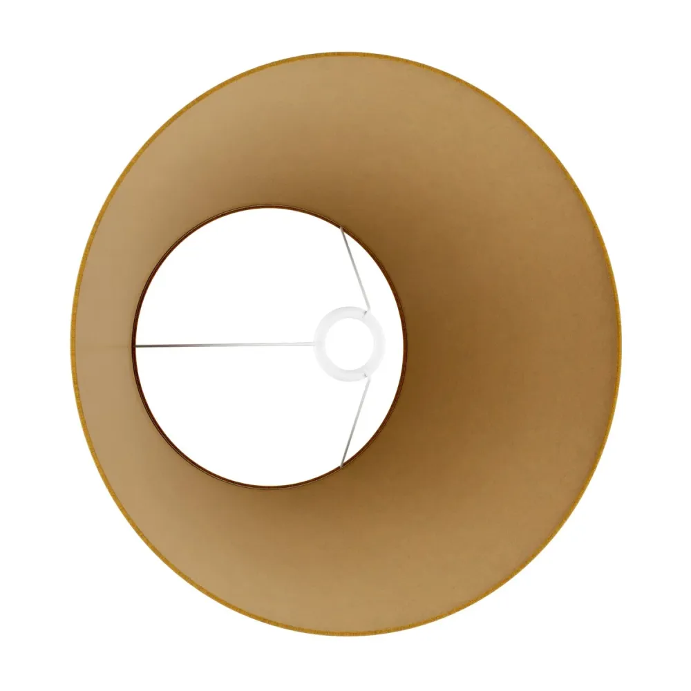 Abajur Impero L para candeeiro de mesa ou aplique com casquilho E27 - Made Italy - Lã Mostarda