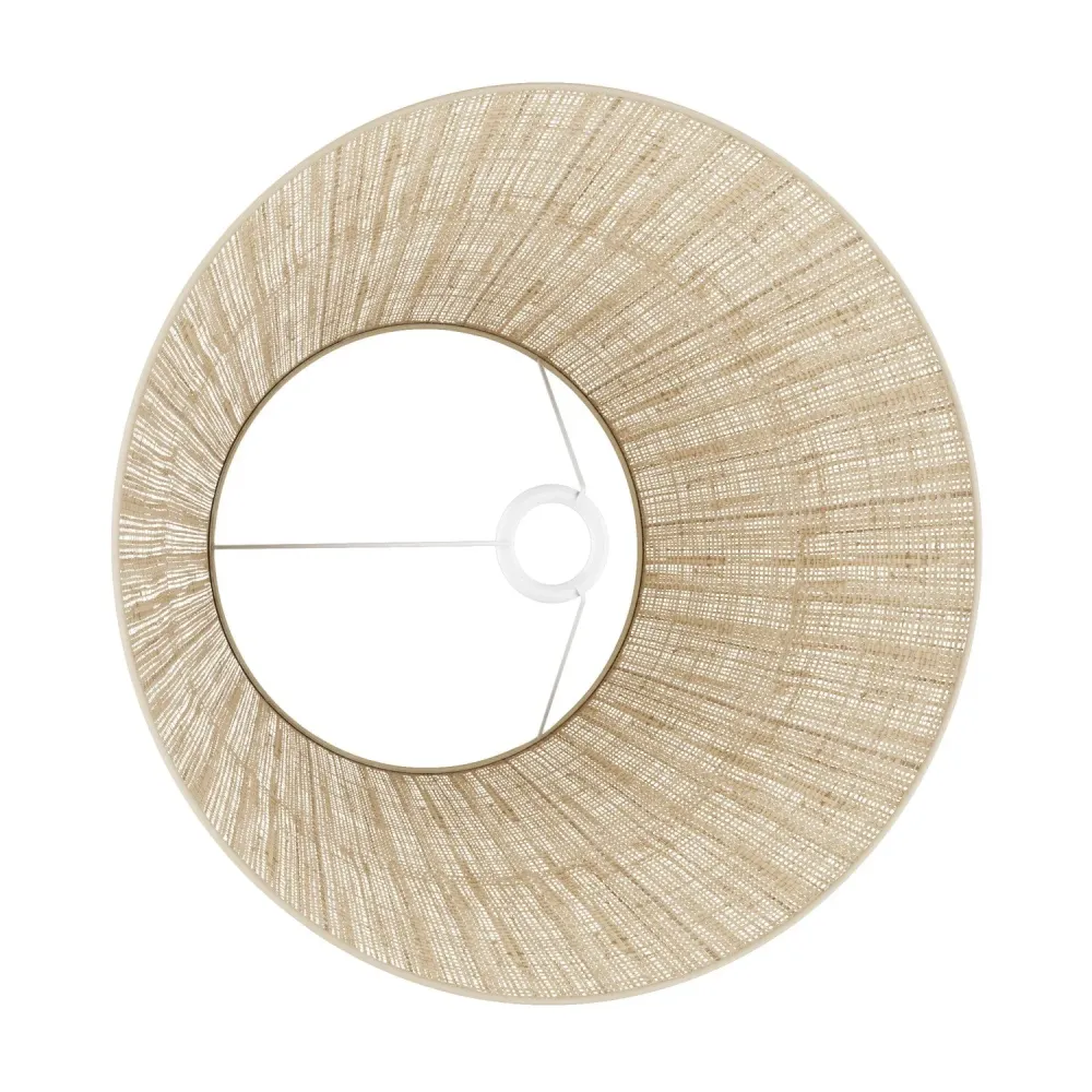 Abajur Impero L para candeeiro de mesa ou aplique com encaixe E27 - Made Italy - Raphia