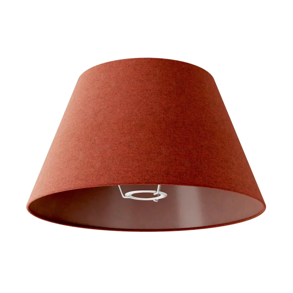 Abajur Impero M em tecido para candeeiro de mesa ou aplique com casquilho E27 - Made Italy - Lã lagosta