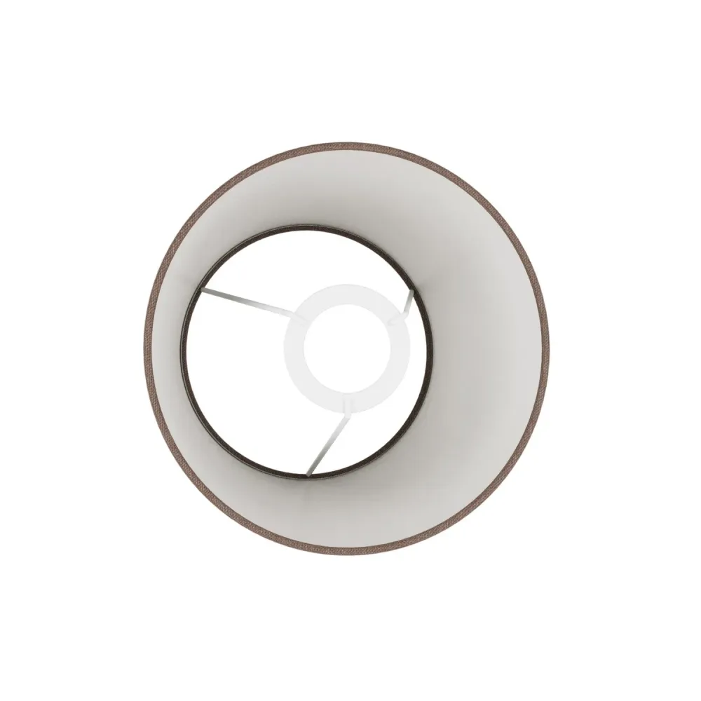 Abajur Império S com casquilho E27 para candeeiro de mesa ou aplique - Made Italy - Camelot Castanho