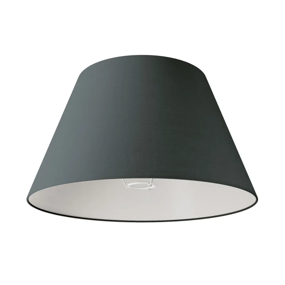 Abajur Império L para candeeiro de mesa ou aplique com casquilho E27 - Made Italy - Teletta Cinzento Escuro