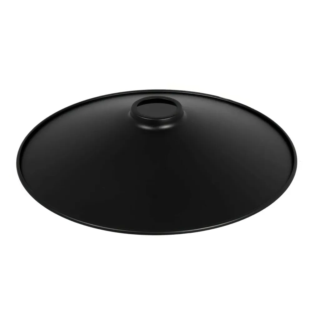 Abajur Swing em metal esmaltado para Casquilho E27 - Preto interior Preto
