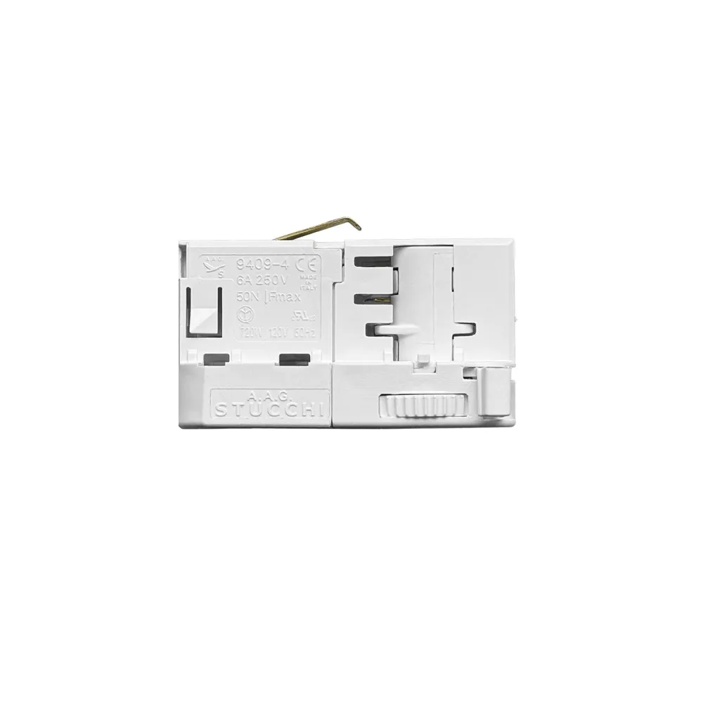 Adaptador Stucchi Branco para calha trifásica - para suspensão