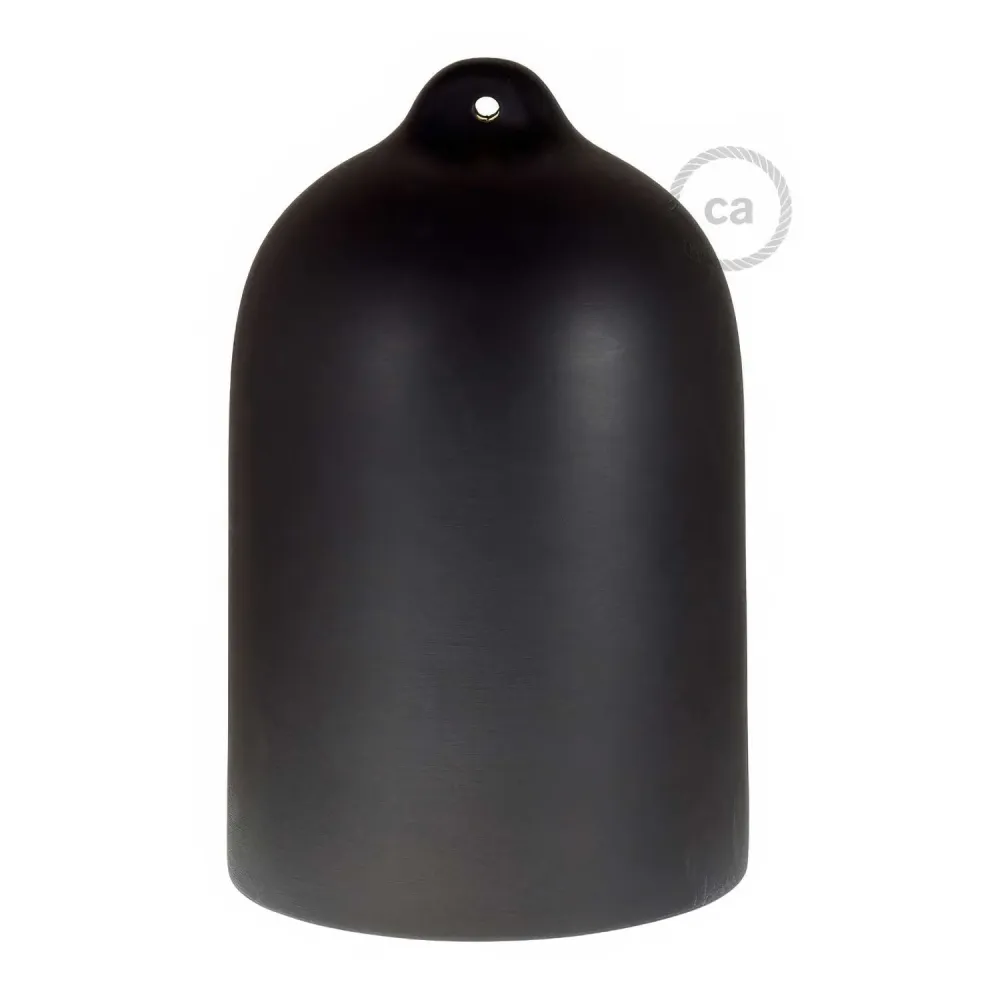Campana, abajur XL em cerâmica para suspensão - Made Italy - Lousa