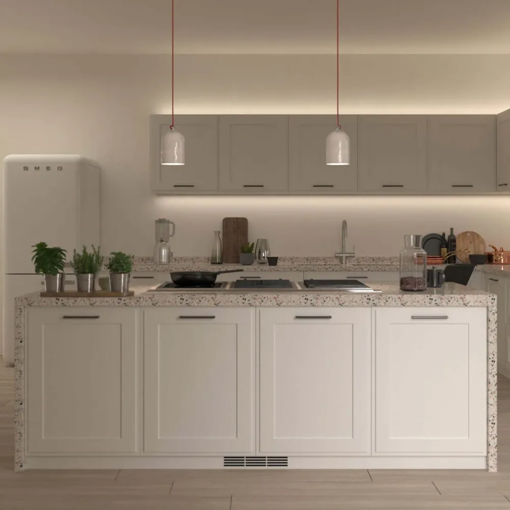 Campana Mini, abajur XS em cerâmica para suspensão - Made Italy - Branco brilhante