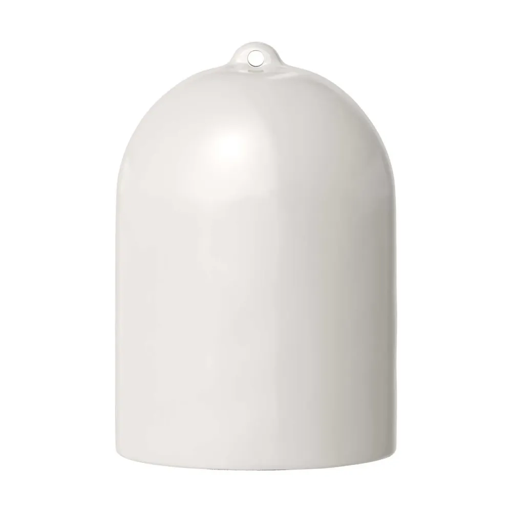 Campana Mini, abajur XS em cerâmica para suspensão - Made Italy - Branco brilhante