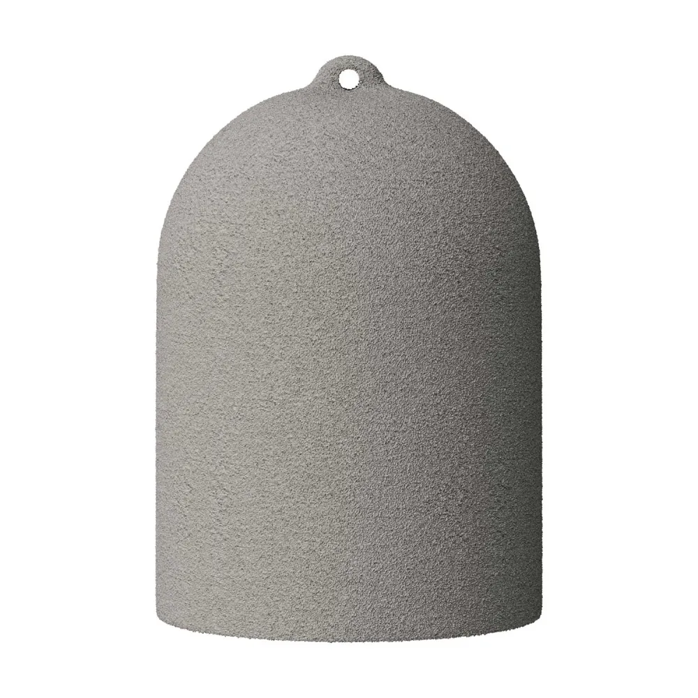 Campana Mini, abajur XS em cerâmica para suspensão - Made Italy - Efeito cimento