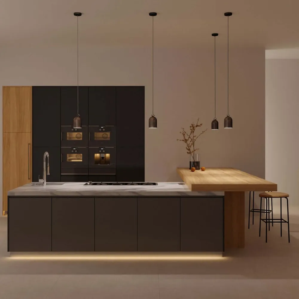 Campana Mini, abajur XS em cerâmica para suspensão - Made Italy - Efeito corten