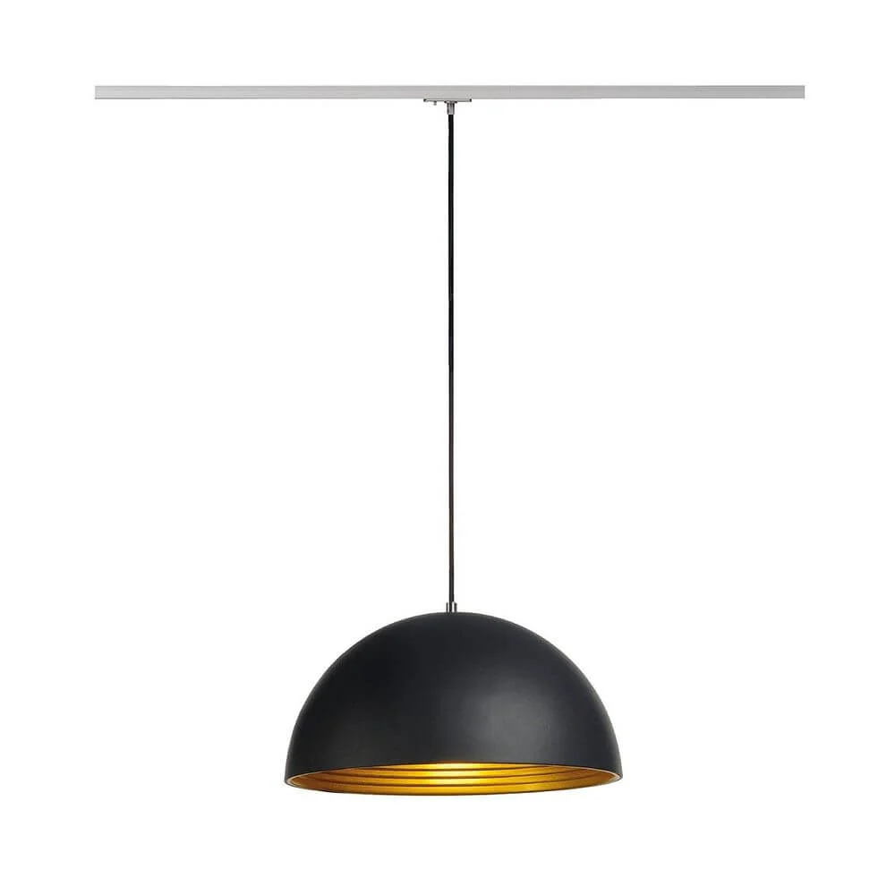 Candeeiro suspenso Forchini M Ø 40cm preto, dourado