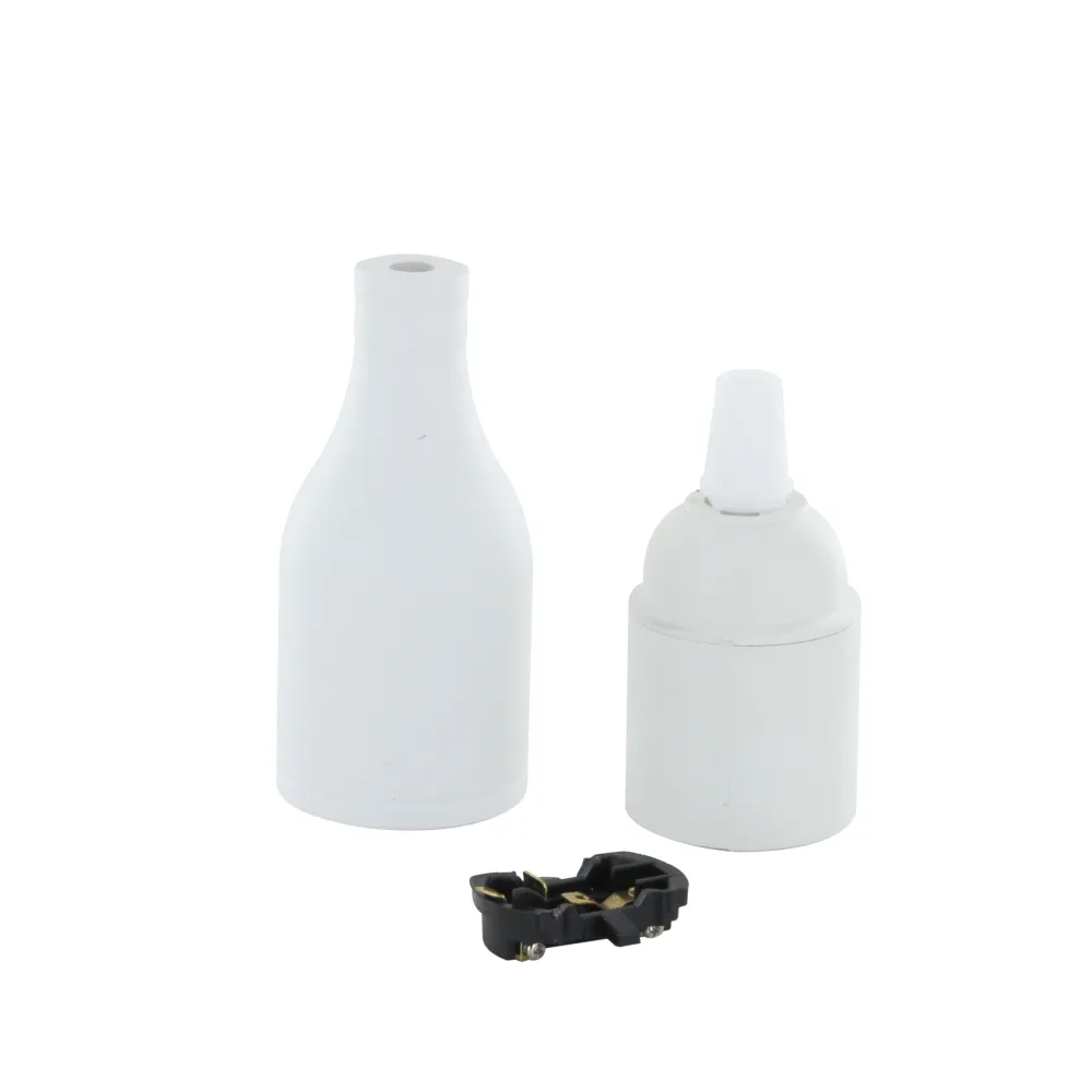 Casquilho de alumínio design clássico - branco