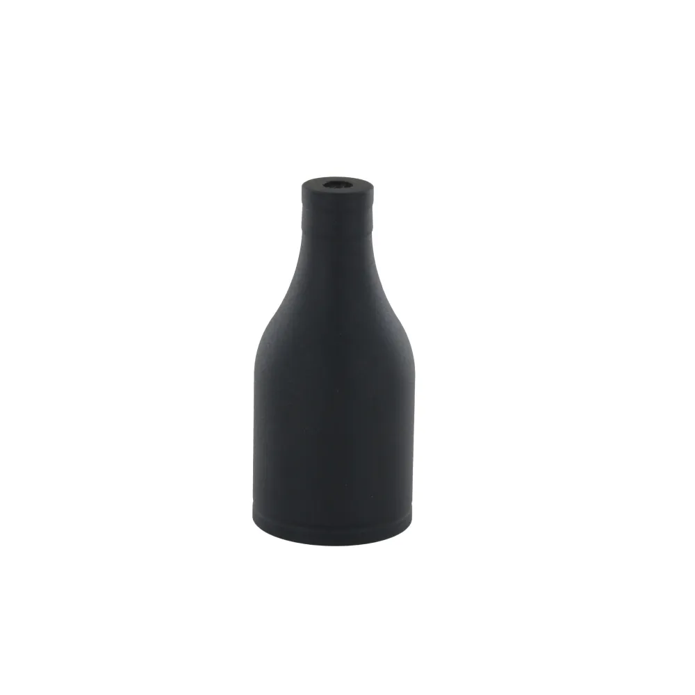 Casquilho de alumínio design clássico - preto