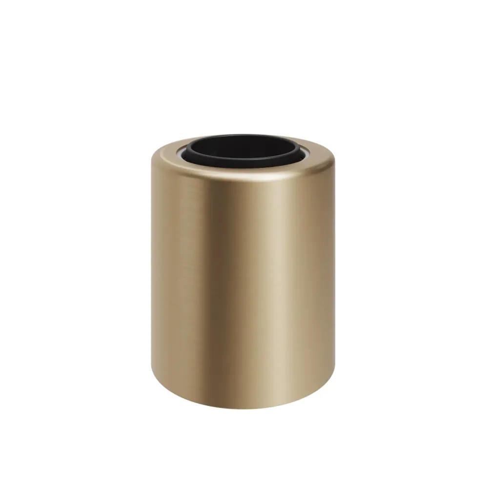 Casquilho E27 em metal para parede ou teto - Bronze acetinado