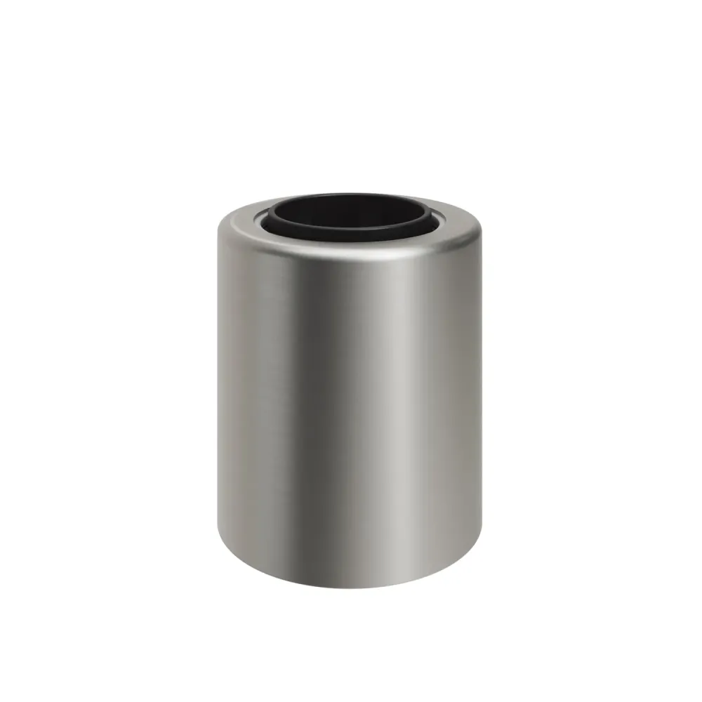 Casquilho E27 em metal de parede ou teto - Titânio acetinado